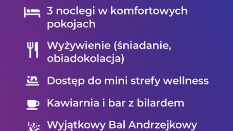 OW OPOLANIN - PAKIET ANDRZEJKOWY (3 dni) - Sylwester