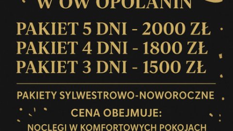 SYLWESTER NAD MORZEM - OPOLANIN (2-5 dni)  - Sylwester