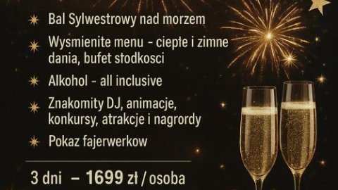 Pakiet Sylwestrowy z Balem. Willa Rawia 2- Rewal - Sylwester