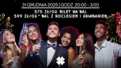 BAL SYLWESTER z noclegiem  lub 3-dniowy pobyt w domku Kaszuby ok 34km od Gdańska - Sylwester