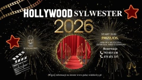 Sylwester Hollywood w Pałacu Widokowym - Sylwester