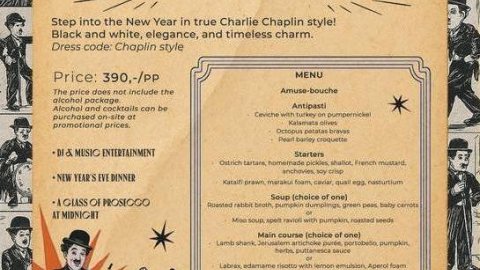Chaplin Night - Sylwester w Scandale Royal - Sylwester