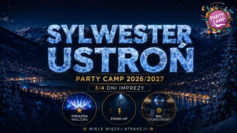 Sylwester z Balem i bogatym menu w Ustroniu dla Singli, Par, Studentów  - Sylwester
