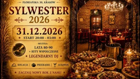 Sylwester 2026/2027 w sercu Krakowa! - Sylwester