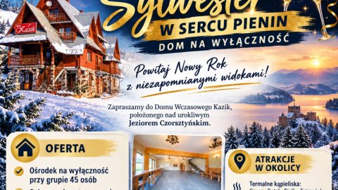 Sylwester w górach dom, ośrodek na wyłączność 45 osób - Sylwester