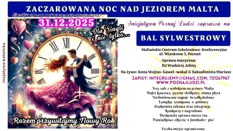 Wielki Bal nad Jeziorem Malta - Sylwester
