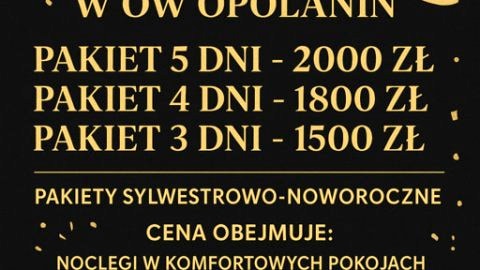 SYLWESTER NAD MORZEM - OPOLANIN (2-5 dni)  - Sylwester