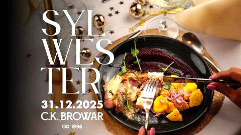 New Year's Eve party | Sylwester 2025/26 blisko rynku w restauracji C.K. Browar - Sylwester