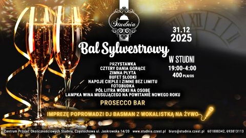 Bal Sylwestrowy 2025/2026 w STUDNI - Sylwester