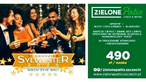 Sylwester w Zielonym Patio w Posejdonie - Sylwester
