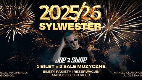 Sylwester 2025/2026 - 2 sale muzyczne - Mango Club Opole - Sylwester