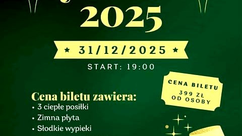 ZAMKOWY BAL NOWOROCZNY w Międzylesiu - Sylwester