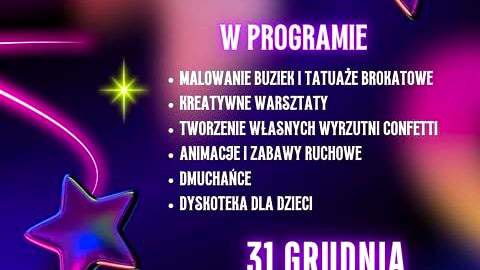 Sylwestrowa zabawa dla dzieci w Kids Arena - Sylwester