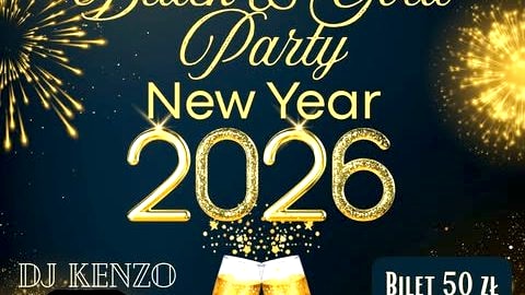 Sylwester Black & Gold Party w Czarnym Krawacie - Sylwester