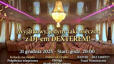 Sylwester Wrocław 2025/2026 w Sali Bankietowej PODANO - Sylwester