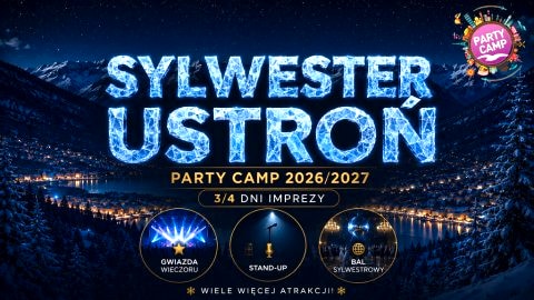 Sylwester z Balem i bogatym menu w Ustroniu dla Singli, Par, Studentów  - Sylwester