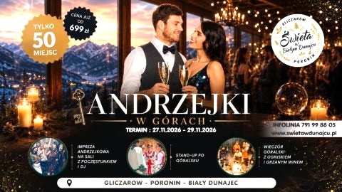 ANDRZEJKI W GÓRACH 2026 - Sylwester