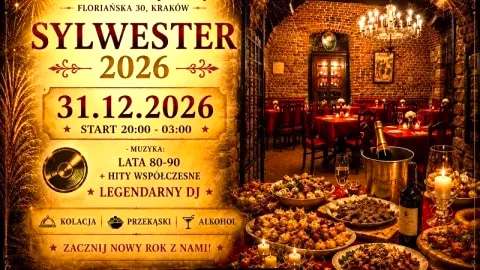 Sylwester 2026/2027 w sercu Krakowa! - Sylwester
