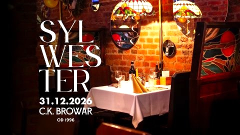 New Year's Eve party | Sylwester 2026 blisko rynku w restauracji C.K. Browar - Sylwester