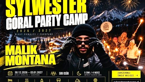 NAJWIĘKSZY SYLWESTER W GÓRACH 600 MIEJSC - Zakopane - Biały Dunajec 2026/2027 - Sylwester