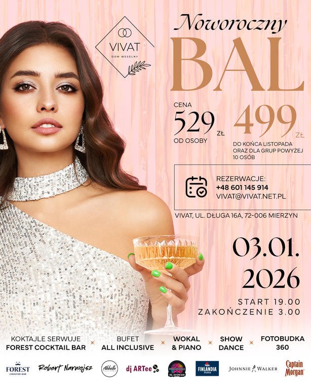 Noworoczny bal w vivacie