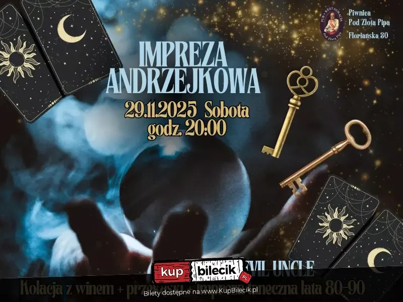 Andrzejki w Piwnicy pod Złotą Pipą!
