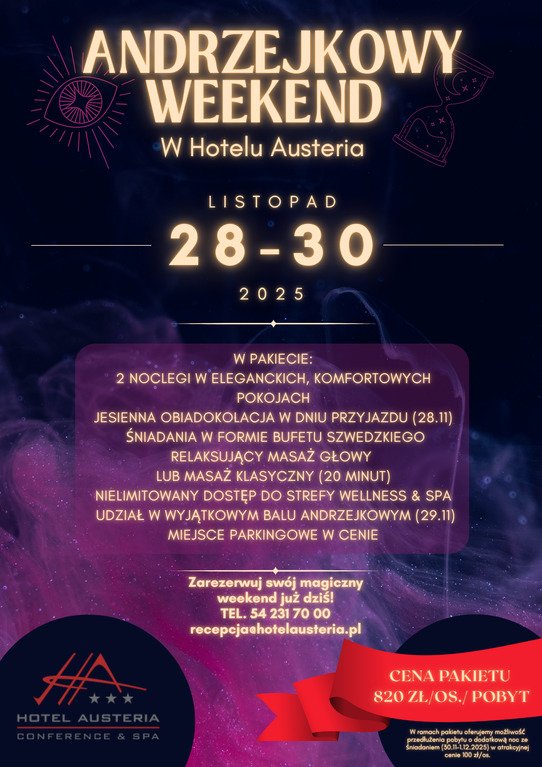 Magiczny Weekend Andrzejkowy 2025