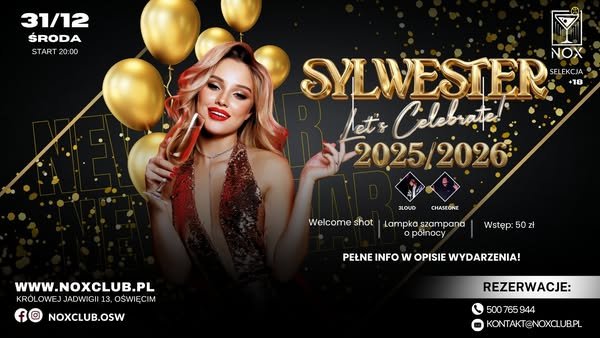 SYLWESTER W NOX Club | 3LOUD & CHASEONE