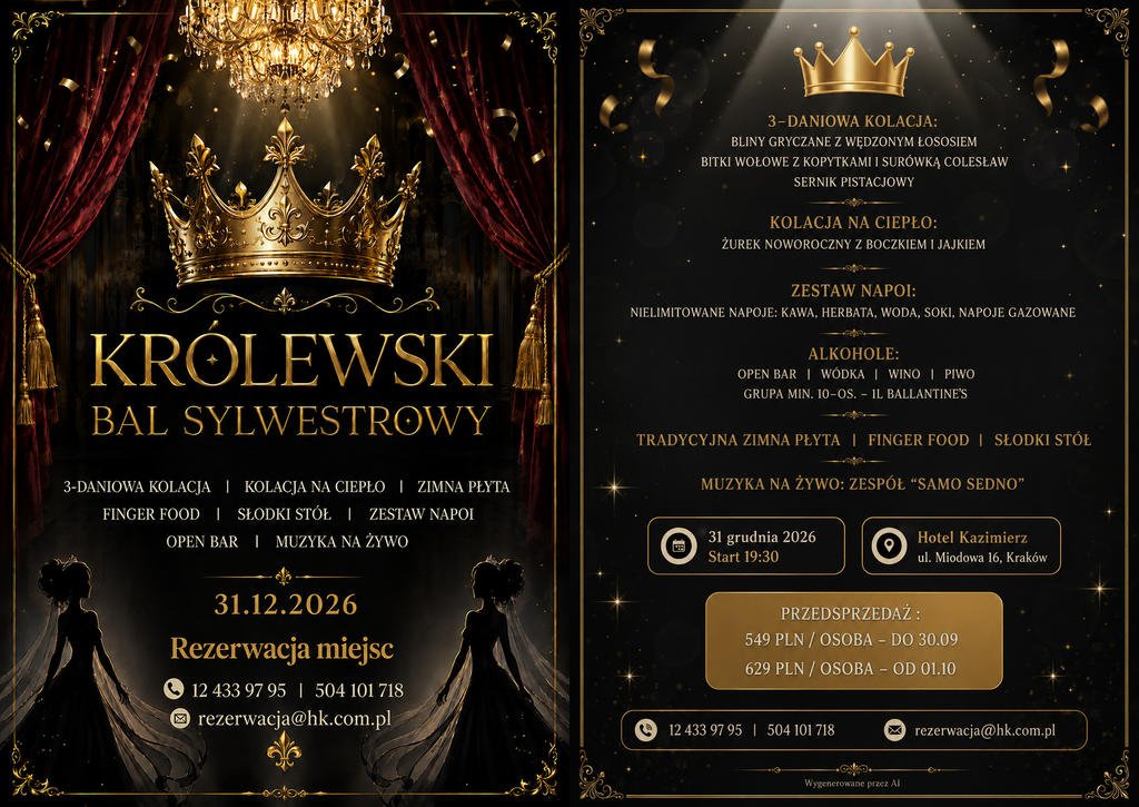 Sylwester w Krakowie