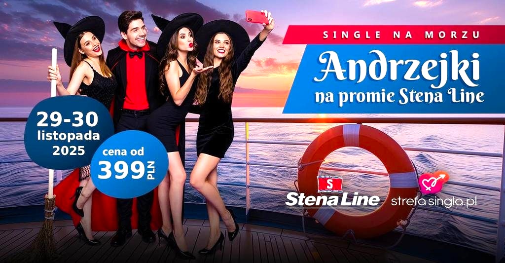Single na morzu: ANDRZEJKI na promie Stena Line